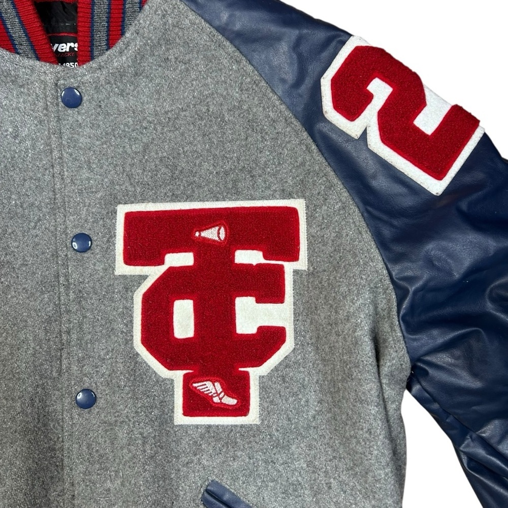 Vintage Wool Varsity Jacket M Track Cheer Letterman Collegiate Preppy Heritage - Picture 4 of 11